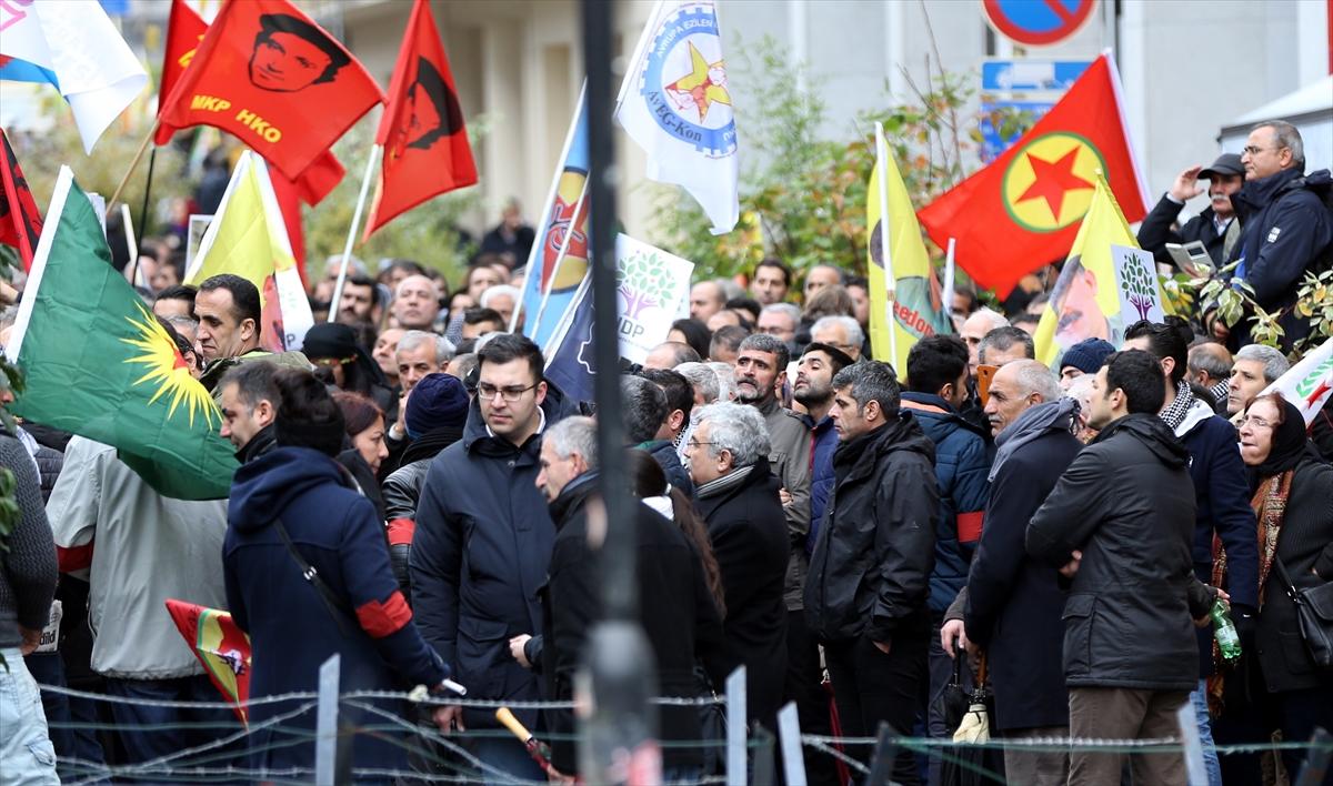 Belçika'da PKK gösterisi