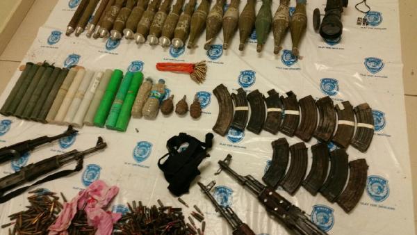 Van'da PKK cephaneliği ele geçirildi