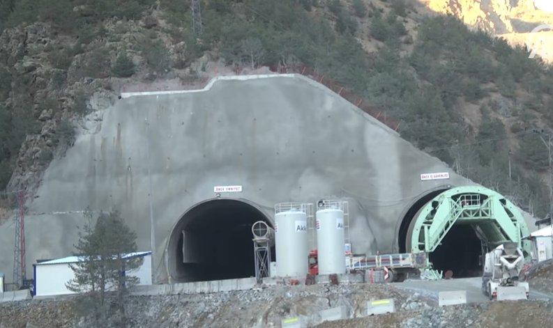 Yeni Zigana Tüneli Projesi'nde çalışmalar sürüyor