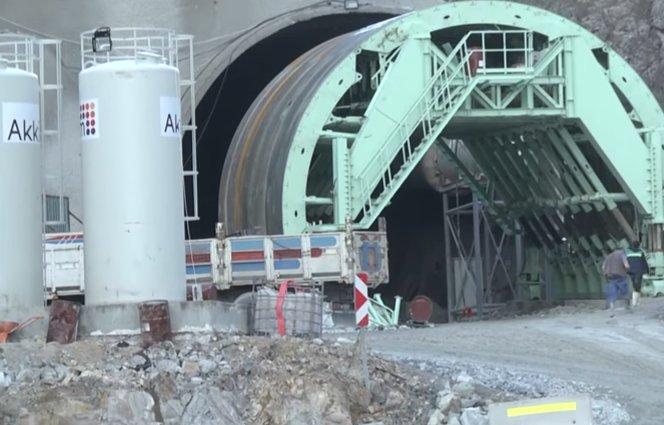 Yeni Zigana Tüneli Projesi'nde çalışmalar sürüyor
