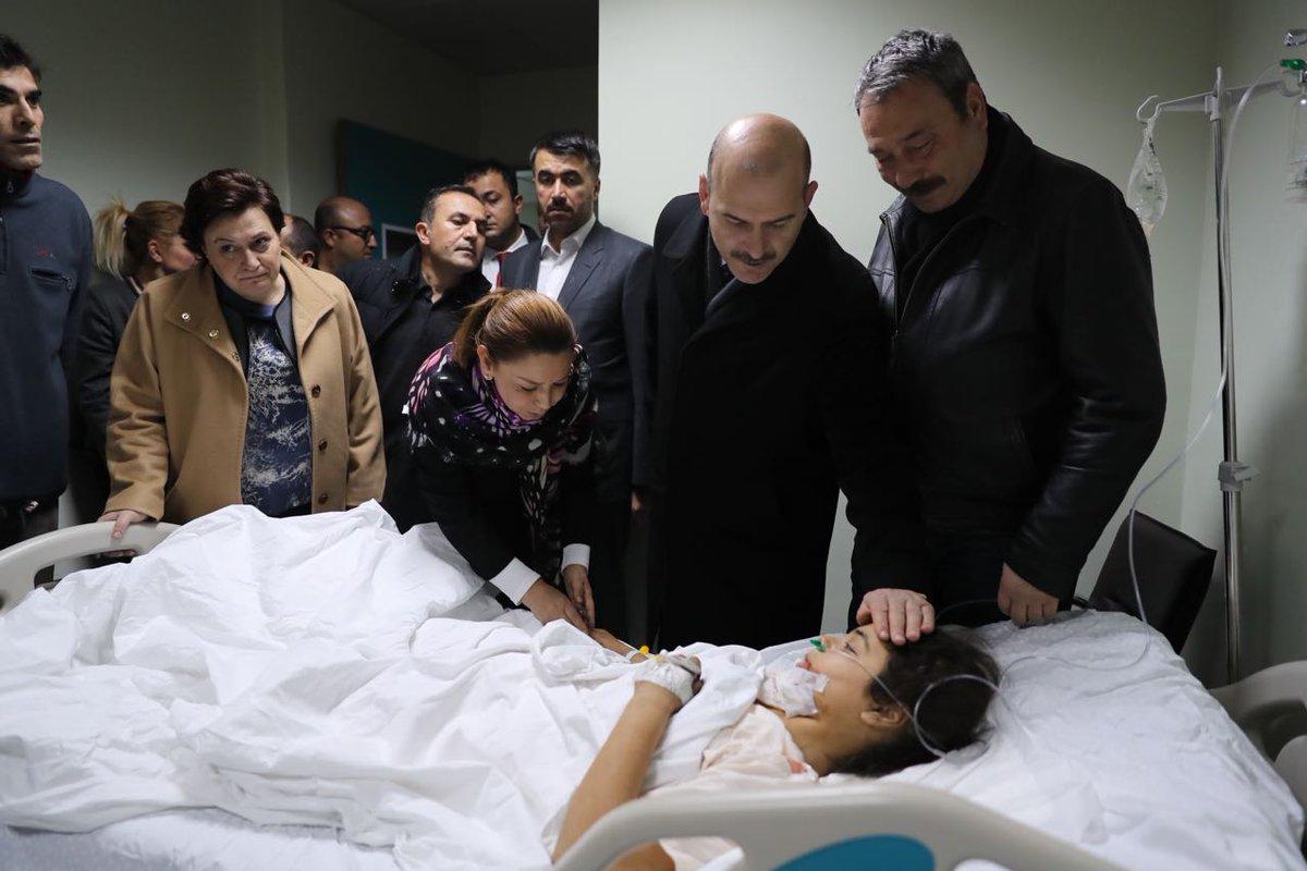 Bakanlardan tedavi gören yurt öğrencilerine ziyaret