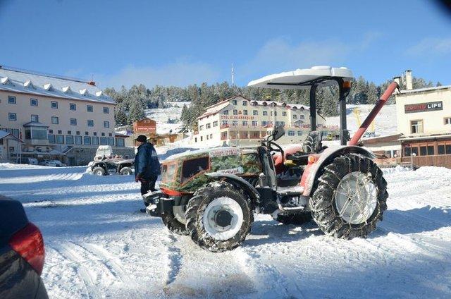 Uludağ'da sıcaklık -12'ye düştü