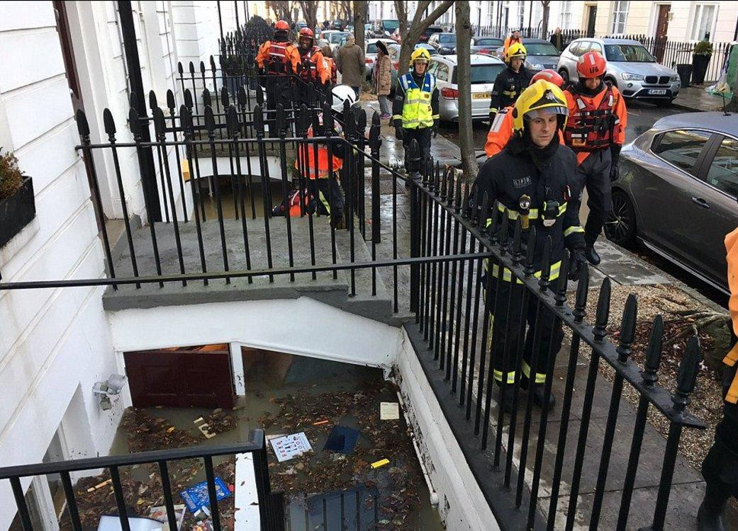 Kuzey Londra'da sel felaketi