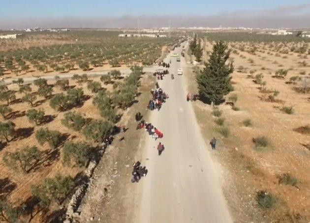 Halep'te siviller tahliye ediliyor