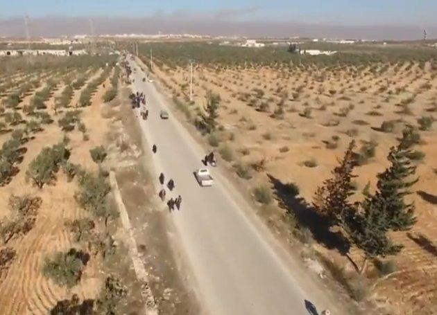 Halep'te siviller tahliye ediliyor