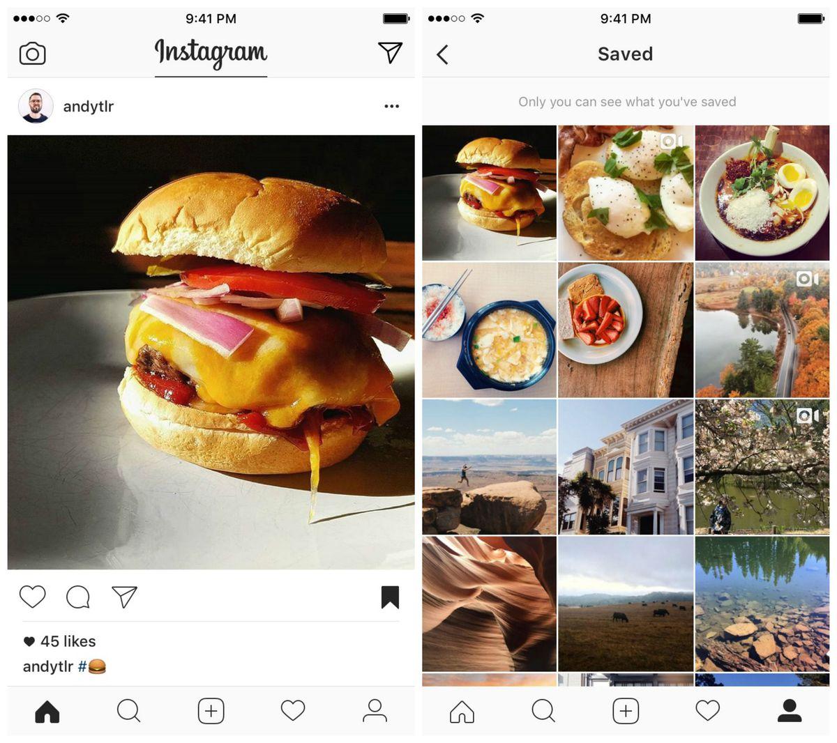 Instagram'a beğendiğin postları kaydetme özelliği geldi