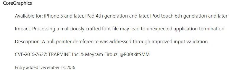 iOS 10.2'de Türk imzası
