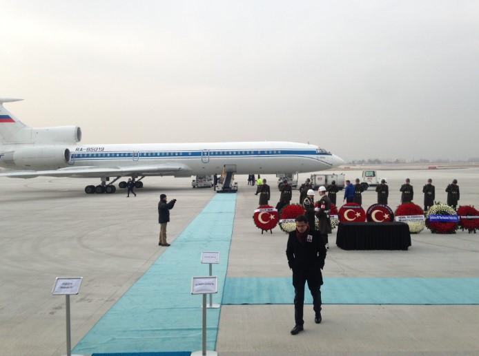 Rus büyükelçiye veda