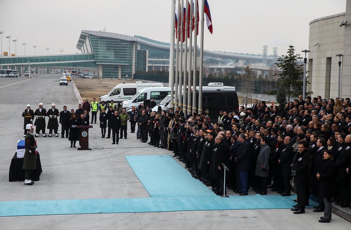 Rus büyükelçiye veda