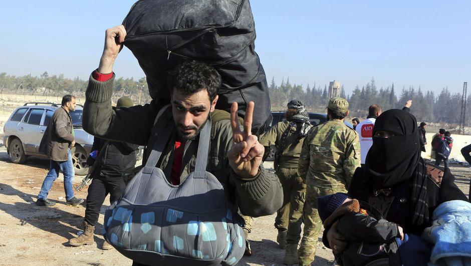 Halep'te tahliyeler tamamlandı