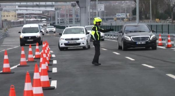 Avrasya Tüneli'nde dalgın sürücüler