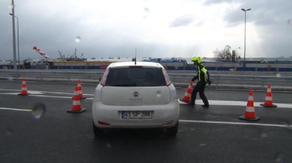 Avrasya Tüneli'nde dalgın sürücüler