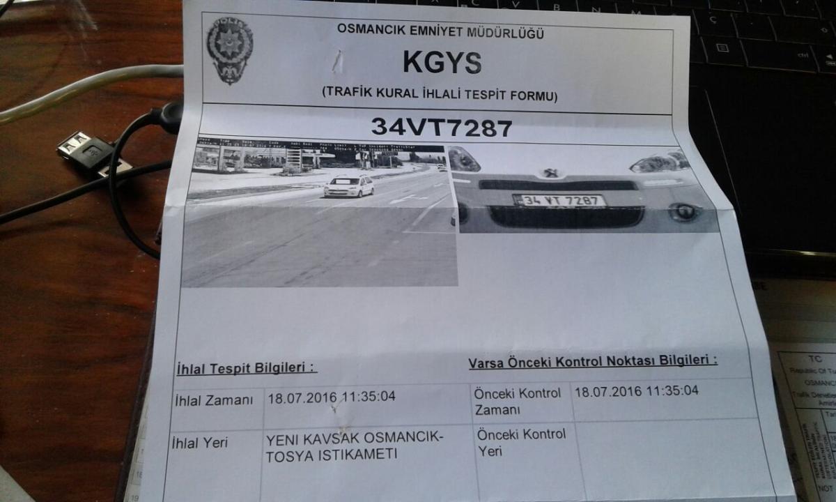 Osmancık'ta 8 kez radara yakalandı