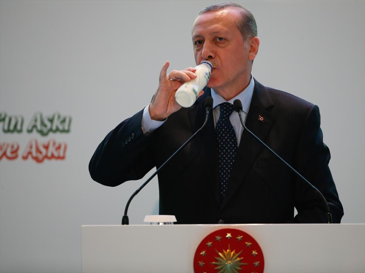 Erdoğan ayran açıklamasını yineledi
