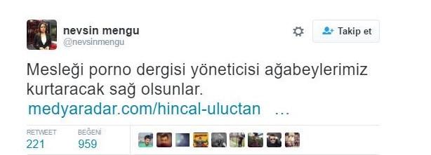 Nevşin Mengü'den Hıncal Uluç'u kızdıracak paylaşım