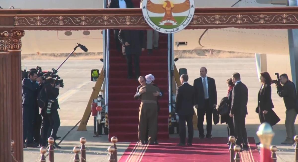Fransa Cumhurbaşkanı Hollande Erbil’de