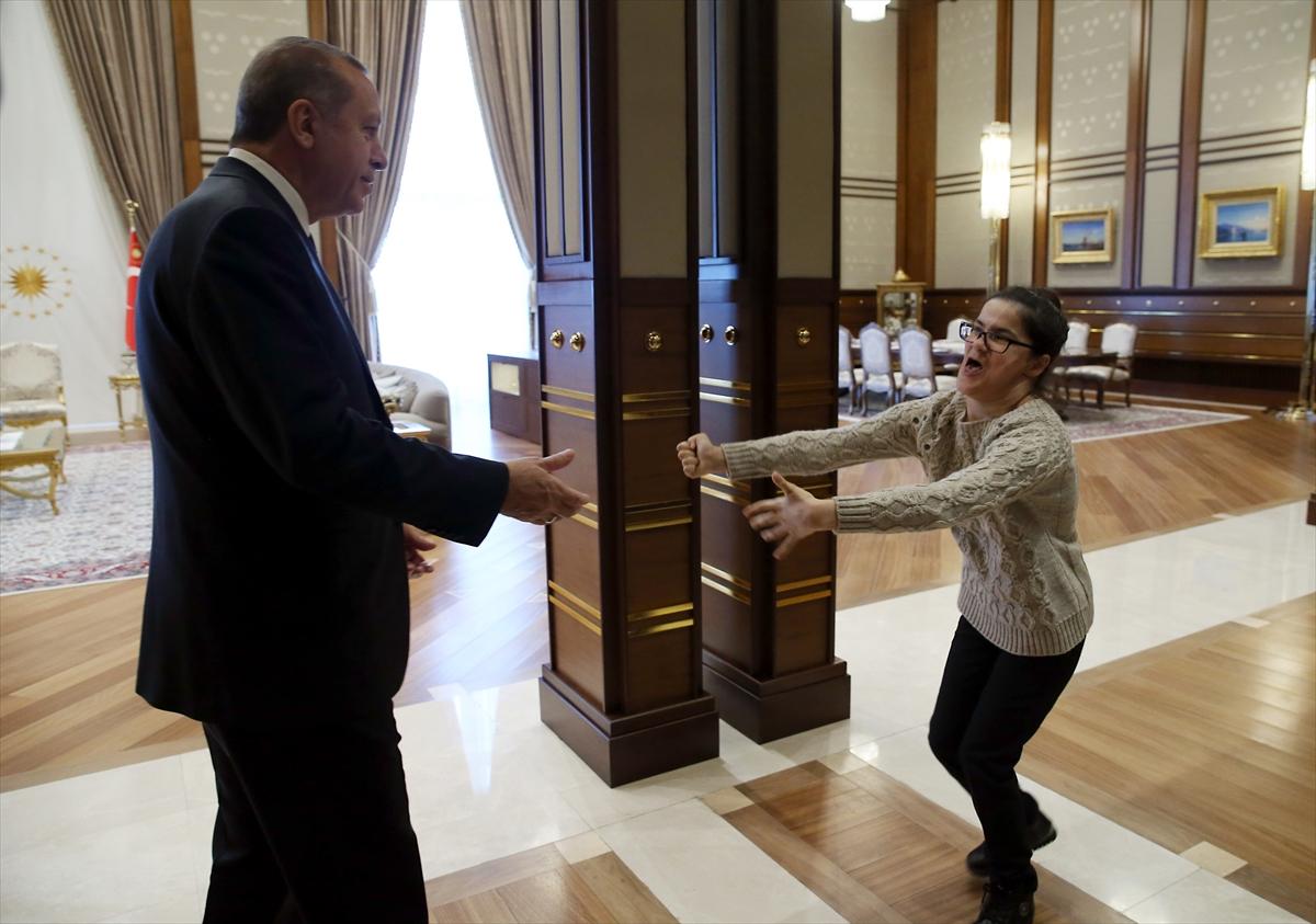 Erdoğan hayranı engelli Gülşah’ın hayali gerçek oldu