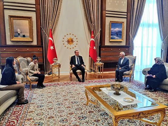 Erdoğan hayranı engelli Gülşah’ın hayali gerçek oldu