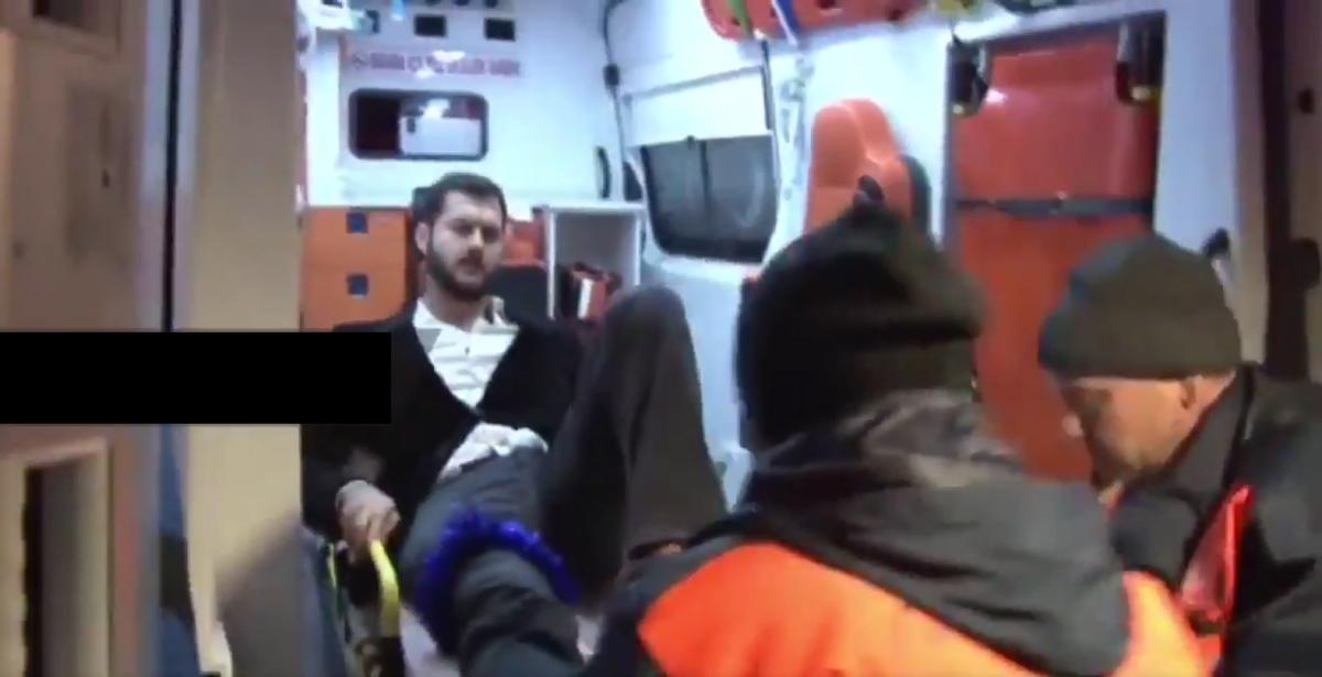 Reina saldırısında yaralanan Amerikalının görüntüleri