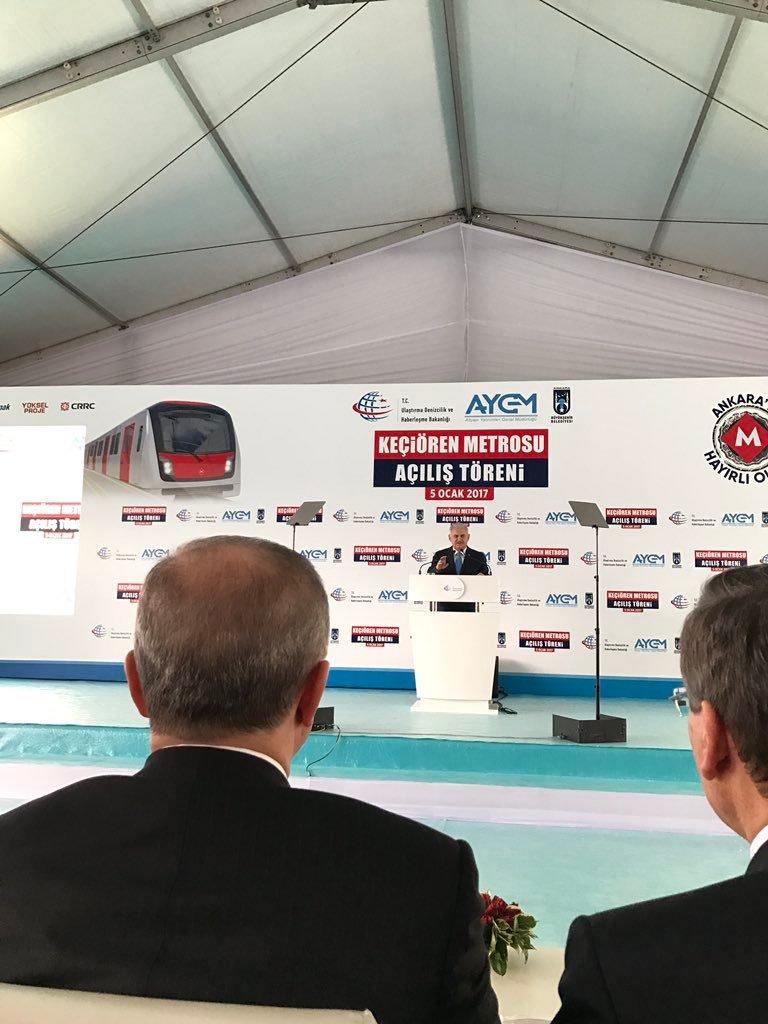 Keçiören Metrosu açıldı