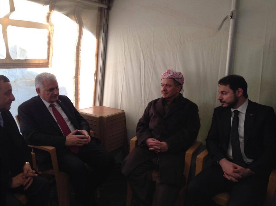 Başbakan Yıldırım'dan peşmerge ziyareti