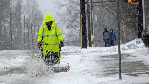 ABD ve Avrupa kar altında