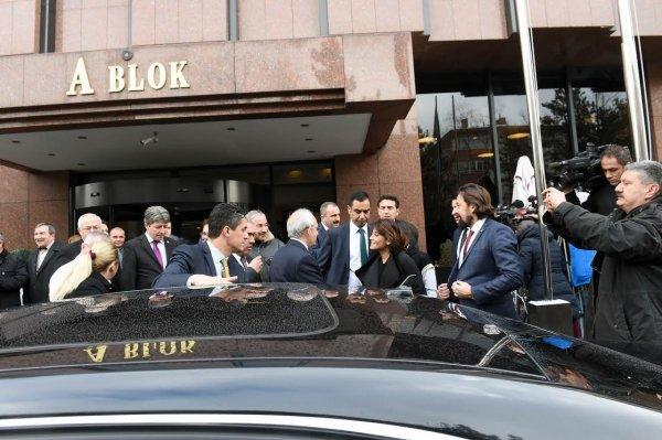 Kılıçdaroğlu TBMM Başkanı Kahraman'ı ziyaret etti