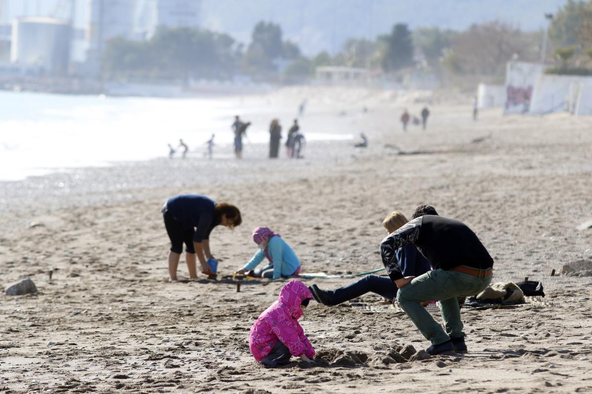 Antalya'da kış güneşi