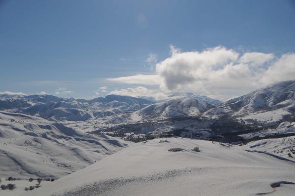 Tunceli'de kar yağışı nedeniyle 250 köy yolu kapandı