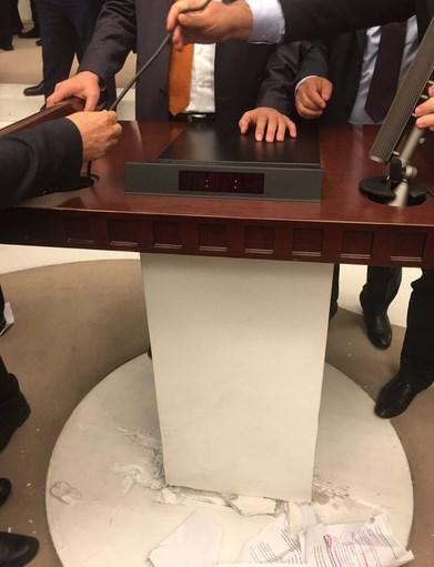 TBMM kürsüsünün son hali