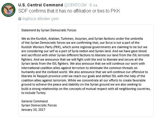 ABD'den PYD'ye sosyal medya desteği