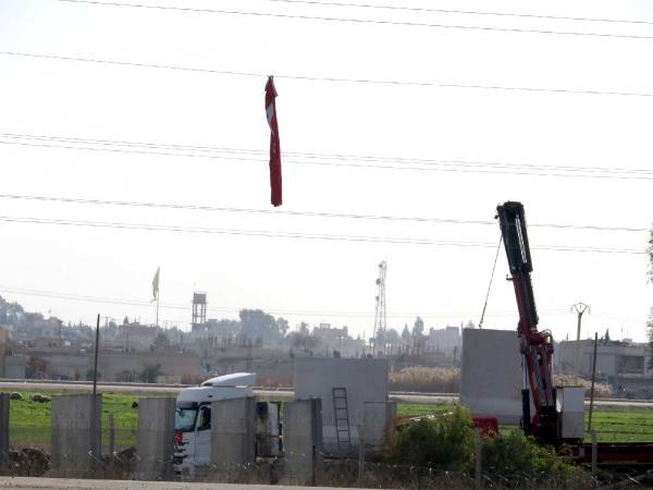 Akçakale sınırına duvar örüldü