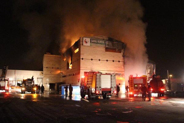 Batman'da fabrikada yangın