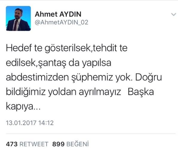 Ahmet Aydın Türkçeyi katletti