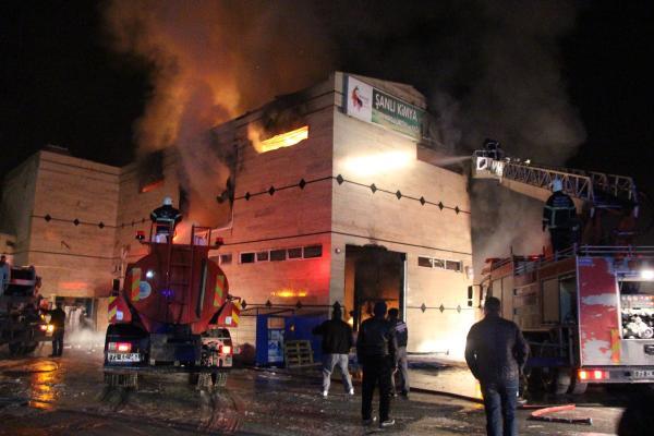 Batman'da fabrikada yangın