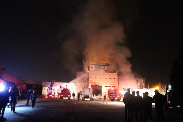Batman'da fabrikada yangın
