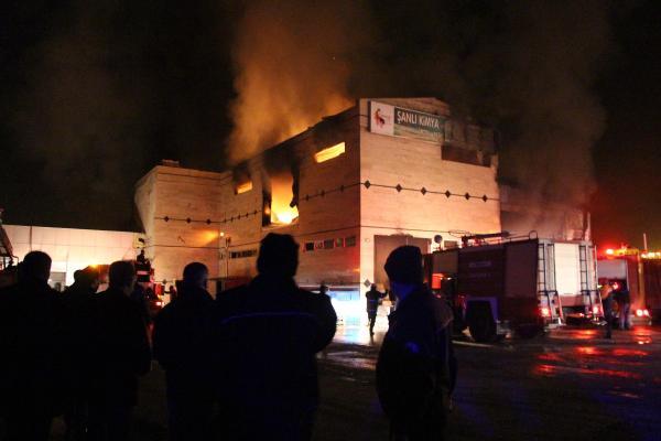 Batman'da fabrikada yangın