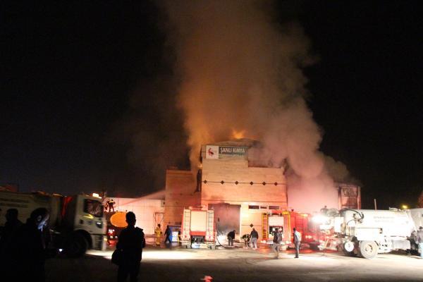 Batman'da fabrikada yangın