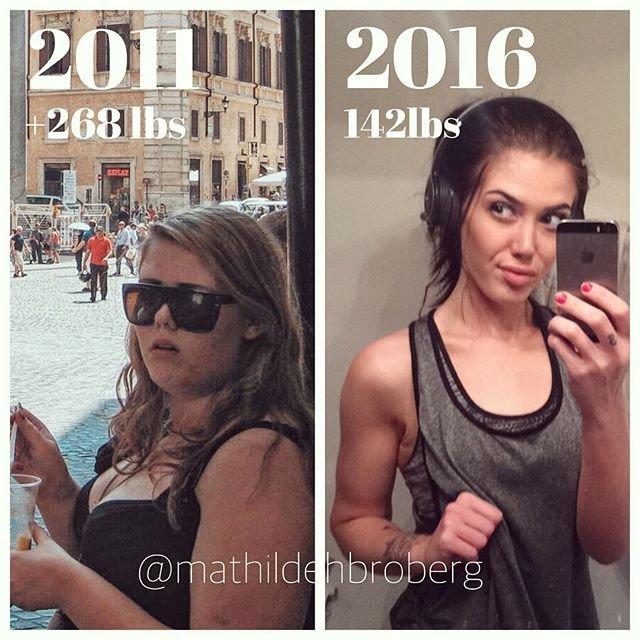 Mathilde Broberg'in zayıflama hikayesi