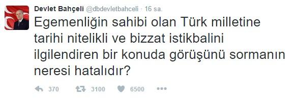 Devlet Bahçeli'den CHP'ye anayasa tepkisi