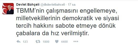 Devlet Bahçeli'den CHP'ye anayasa tepkisi