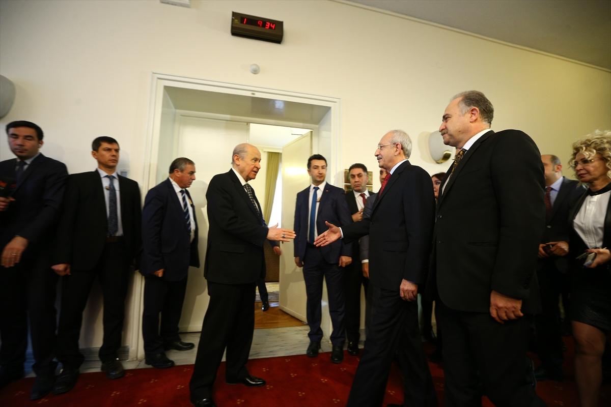 Kılıçdaroğlu ve Bahçeli görüştü