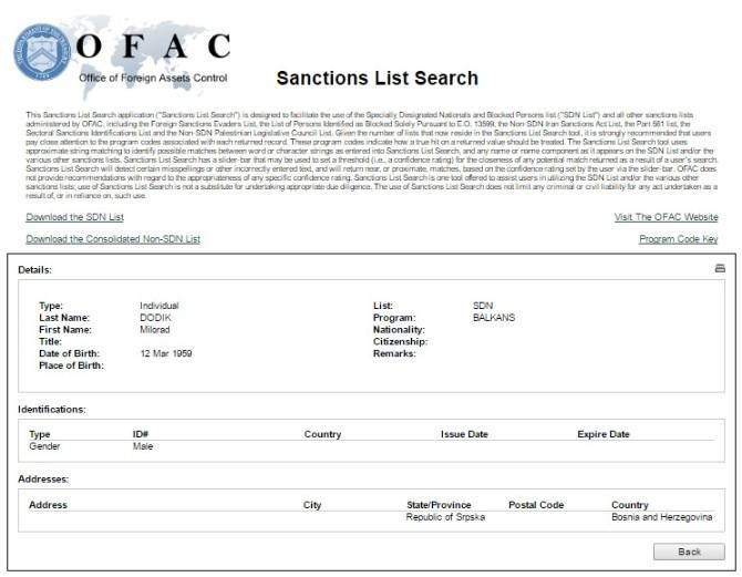 Bosnalı Sırp Cumhurbaşkanına ABD’den yaptırım kararı