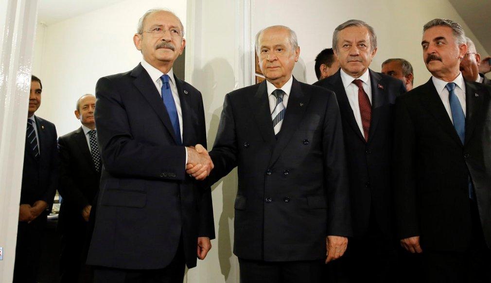 Kılıçdaroğlu ve Bahçeli görüştü