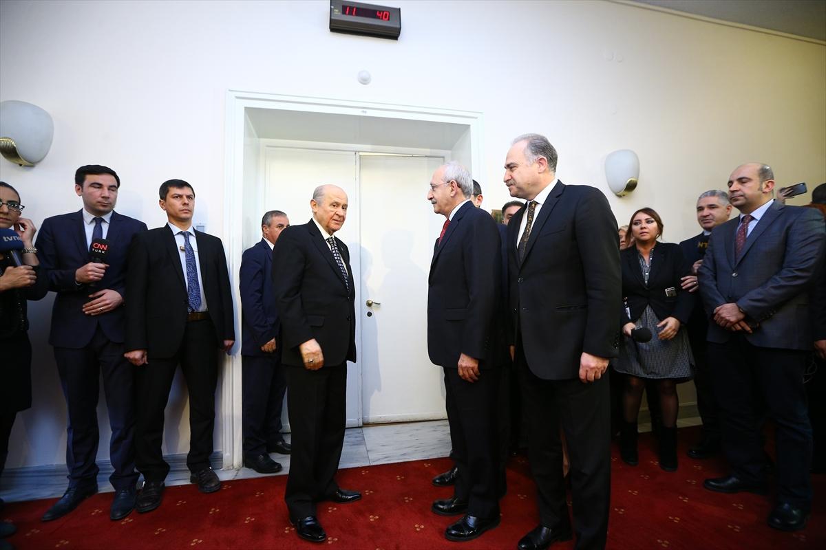Kılıçdaroğlu ve Bahçeli görüştü