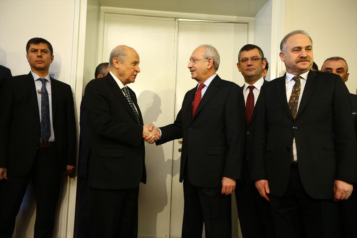 Kılıçdaroğlu ve Bahçeli görüştü