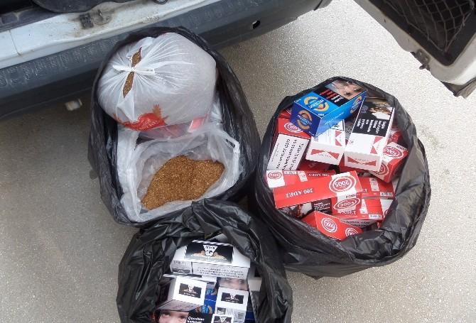 İzinsiz satışı yapılan açık tütünlere el konuldu