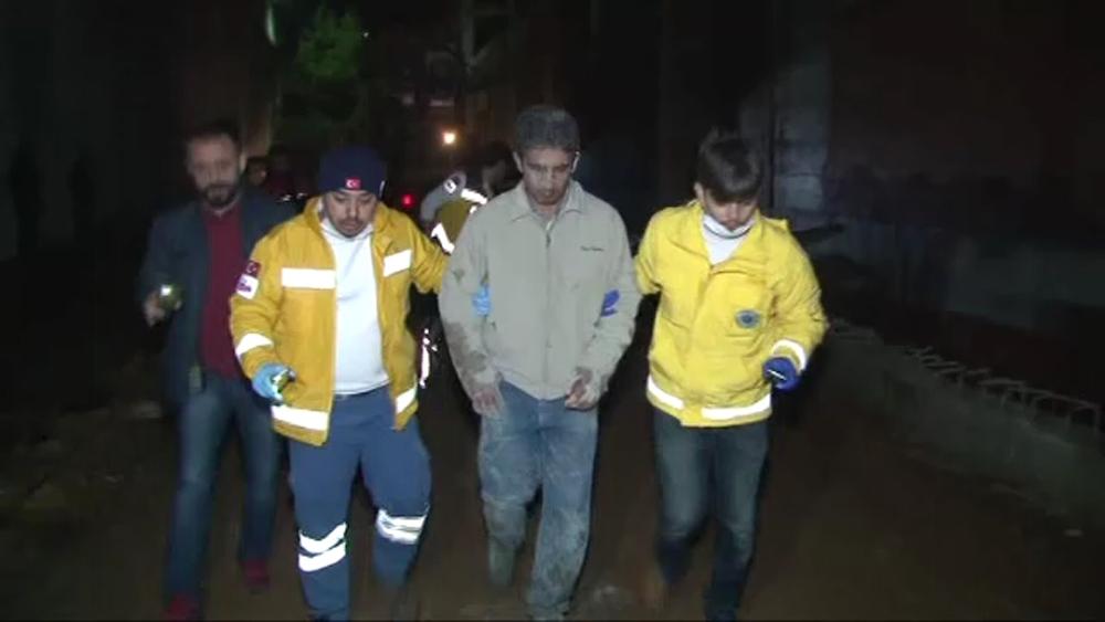 Antalya’da hastane inşaatında göçük