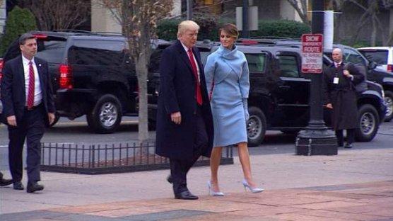 Trump ailesinden kilise ziyareti