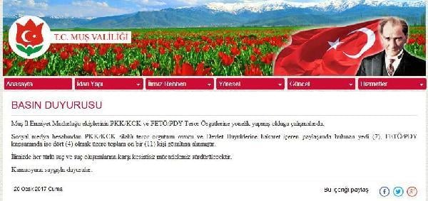 Muş’ta terör operasyonları: 11 gözaltı